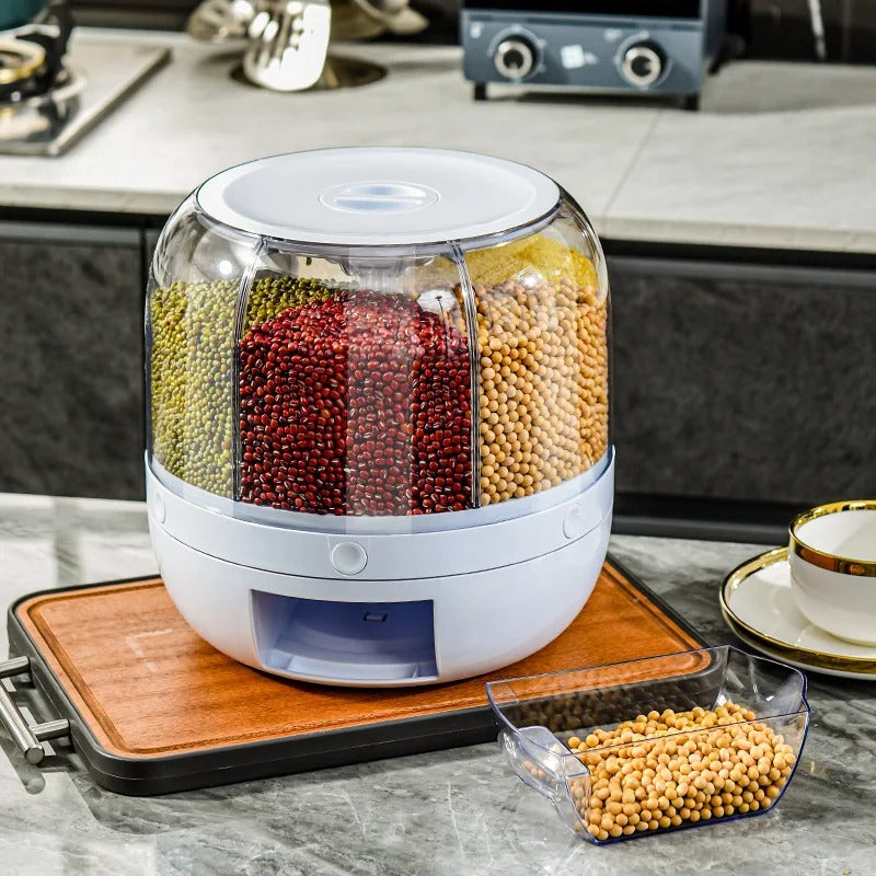 Rotatable Airtight Rice Dispenser