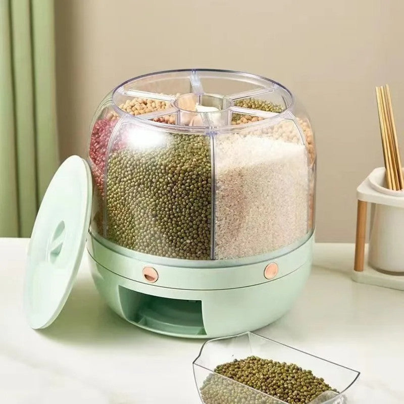 Rotatable Airtight Rice Dispenser
