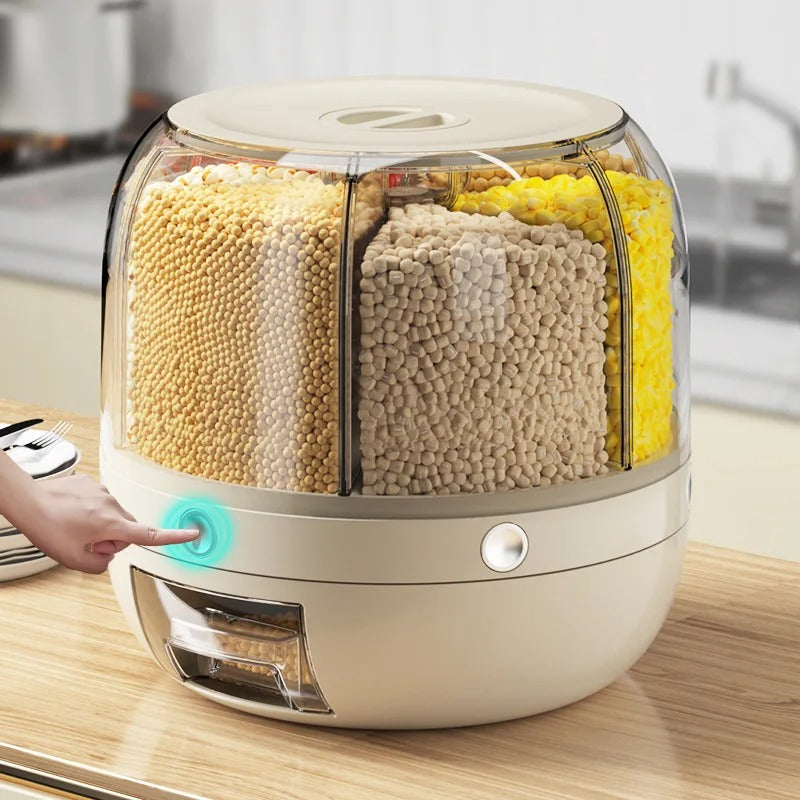 Rotatable Airtight Rice Dispenser