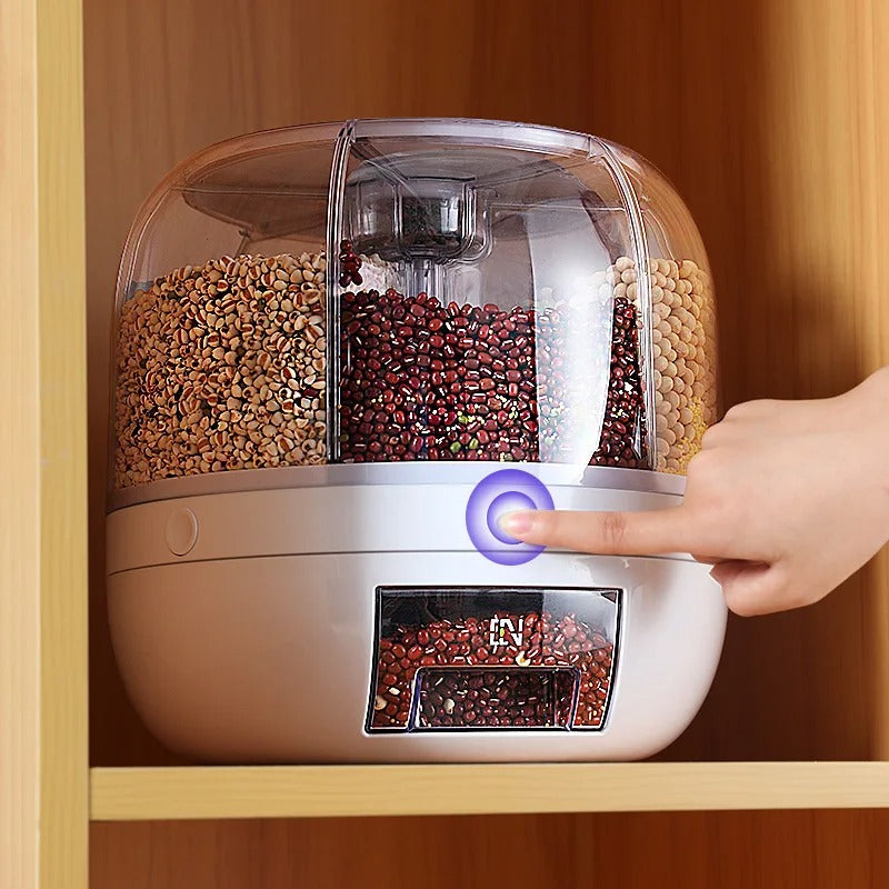 Rotatable Airtight Rice Dispenser