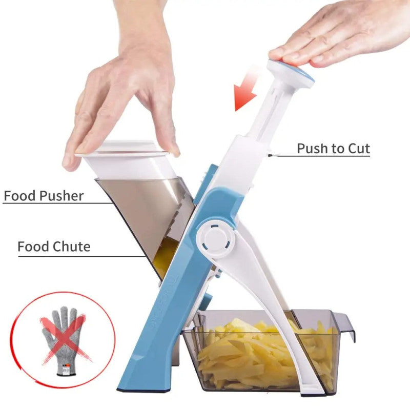 5-in-1 Manual Veg Slicer Foldable