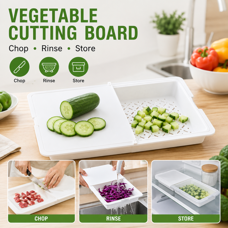 3-in-1 Vegetable Cutter & Drum Grater