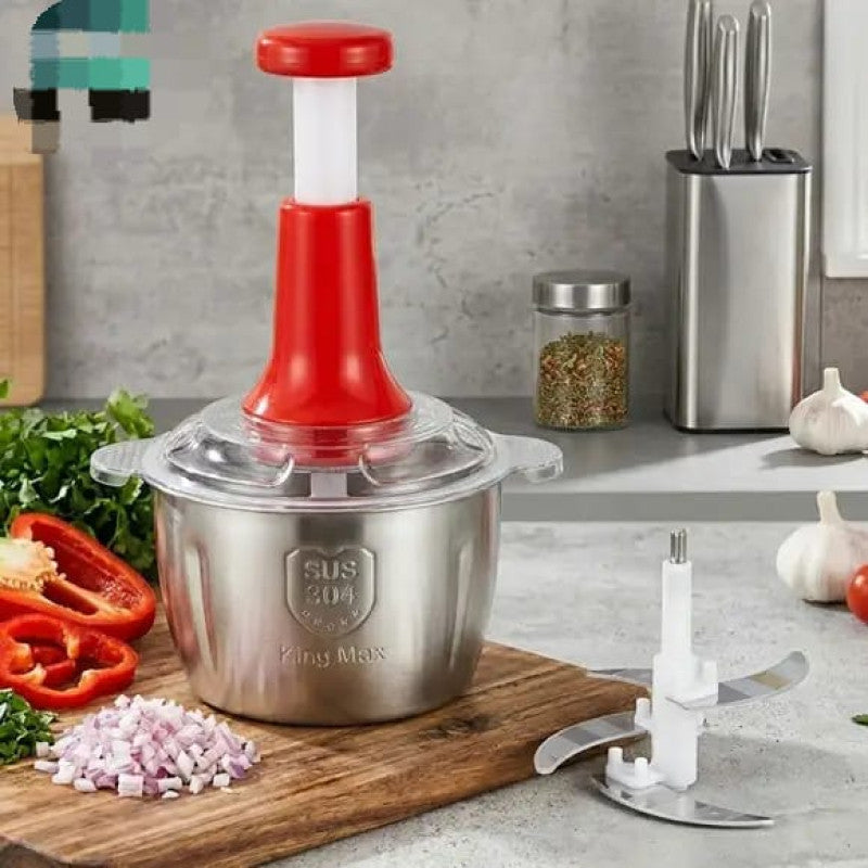 Manual Hand Push Chopper 2L