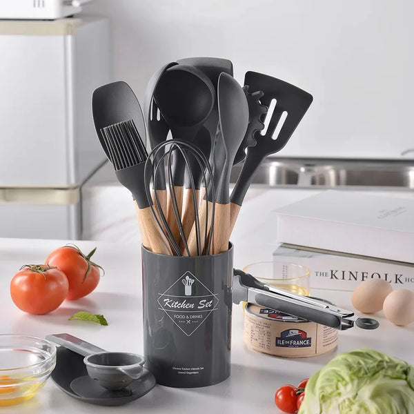 Silicone Kitchen Utensil Set